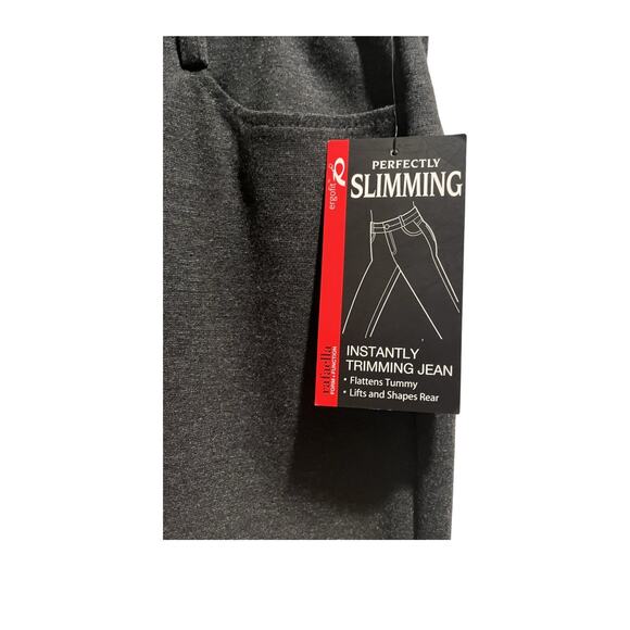 Rafaella jeans women size 8p dark gray ergofit slimming trimming new with tags - Picture 6 of 7